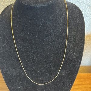 Gold plated necklace